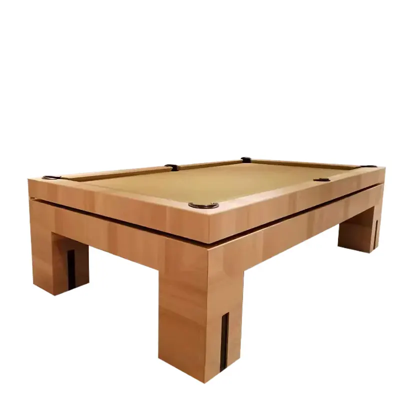 Standard pool table Home indoor club pool table Private custom pool table Multifunctional 2 in 1 Luxury Modern Oak Solid Wood 8f
