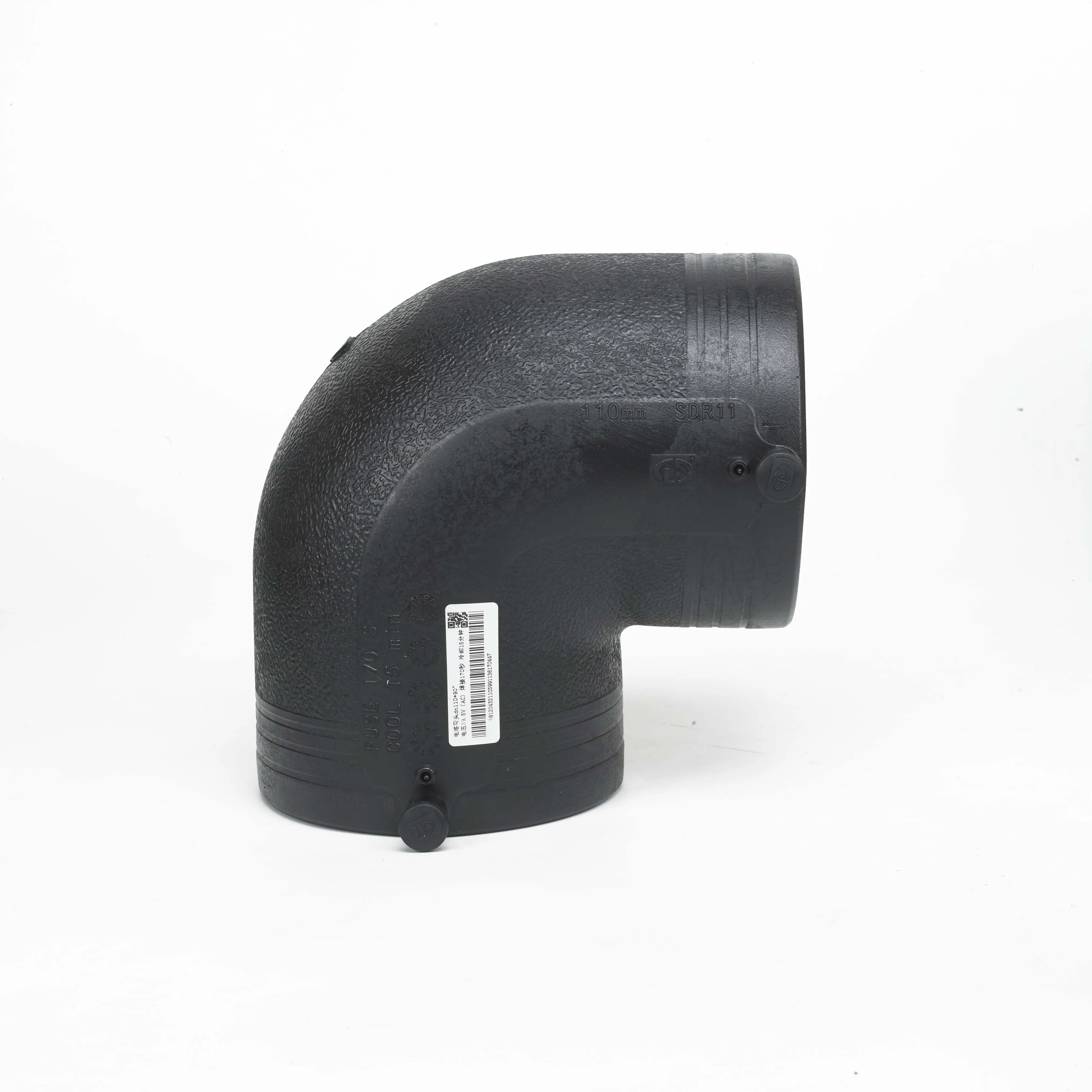 EN/ANSI/ASTM/ISO/ASNZS/DIN Standards DN20mm - DN630mm MDPE/HDPE Electrofusion 90 degree Elbow PE Pipe Fittings For Natural gas
