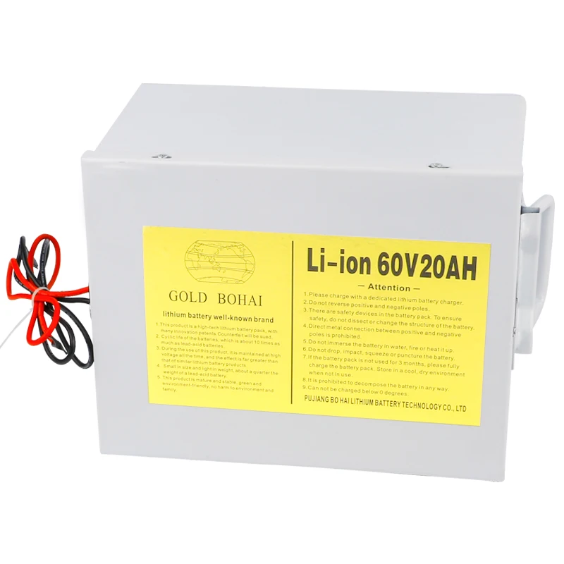 60v 20ah lithium ion battery for electric scooter