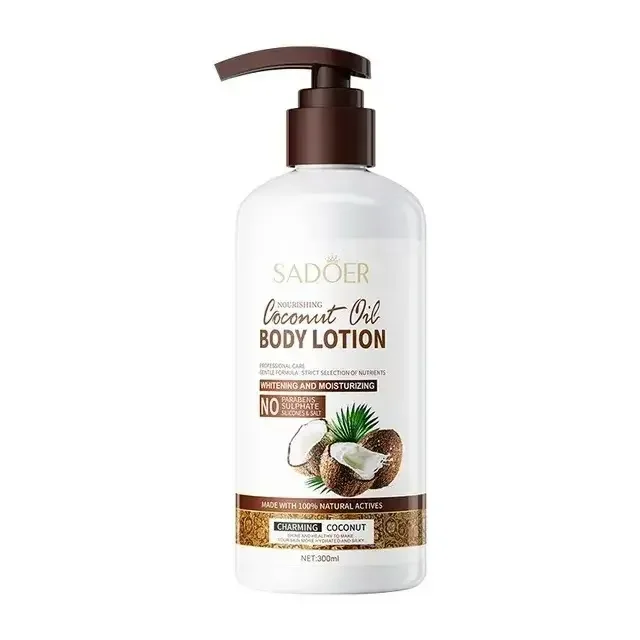 MIDUO Factory OEM 300ML Coconut Strong Whitening Glycerin Skin Glow Ultra Rich Marshmallow Body Lotion Peeling For Wrinkles