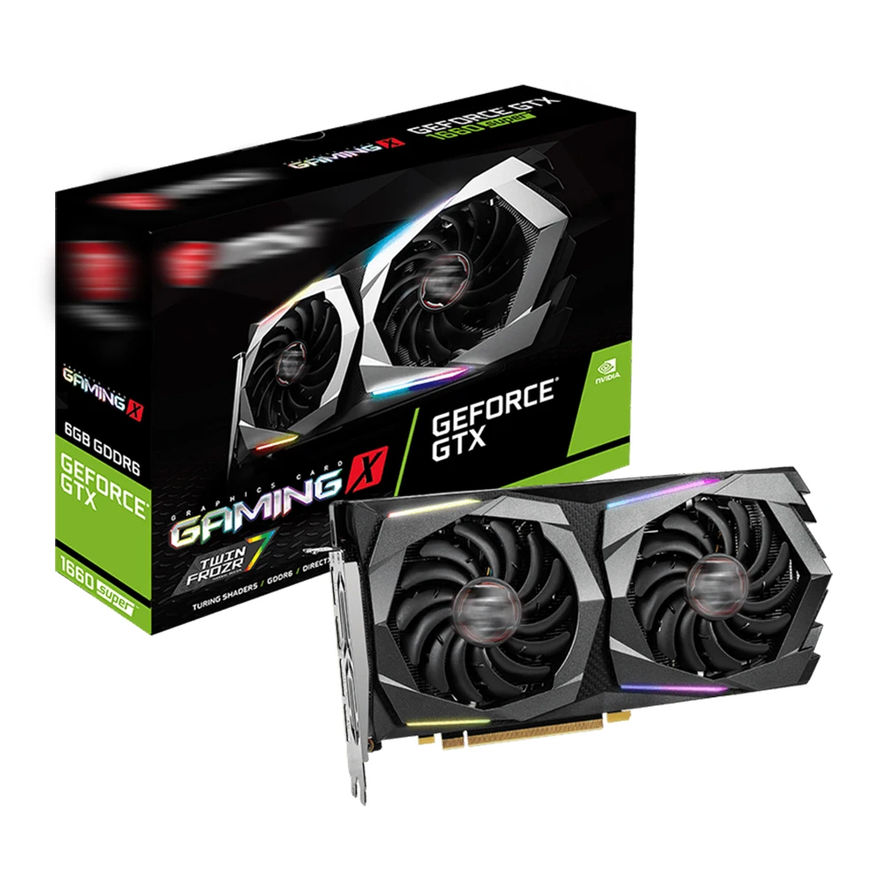 Хит продаж! GTX 1660 s видеокарта 6 ГБ GDDR6 192-bit GTX1660 супер видеокарты