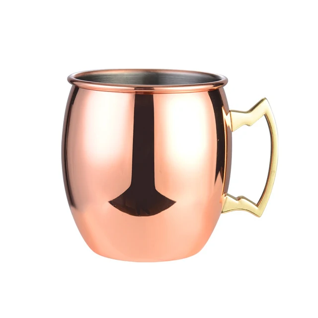Copper Mug Sublimation Moscow Mule Copper Plated Stainless Steel Mug