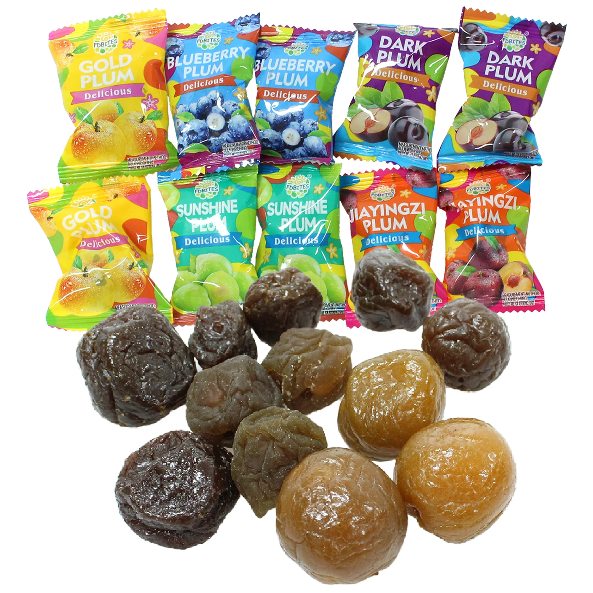Natural Flavor High Grade Dried Fruits Packaging Style Dried Cranberry Dried Prune Plums Half Pitted Jiayingzi Plums