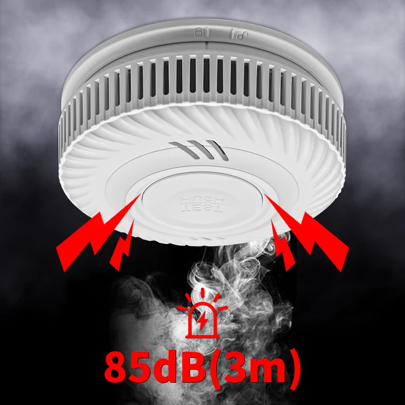 Good Quality Fire Alarm Smoke Detector Home Security 220V Household Smart Smoke Sensor