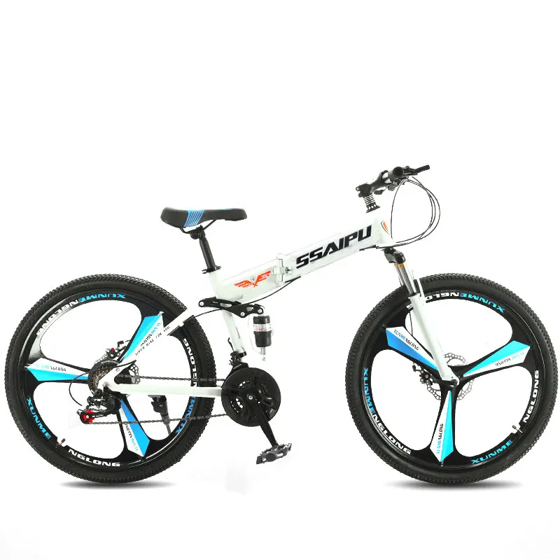 High quality Cheap 21-Speed Foldable Variable Speed Bicycle  26 inch Adult Folding Mountain Bike
