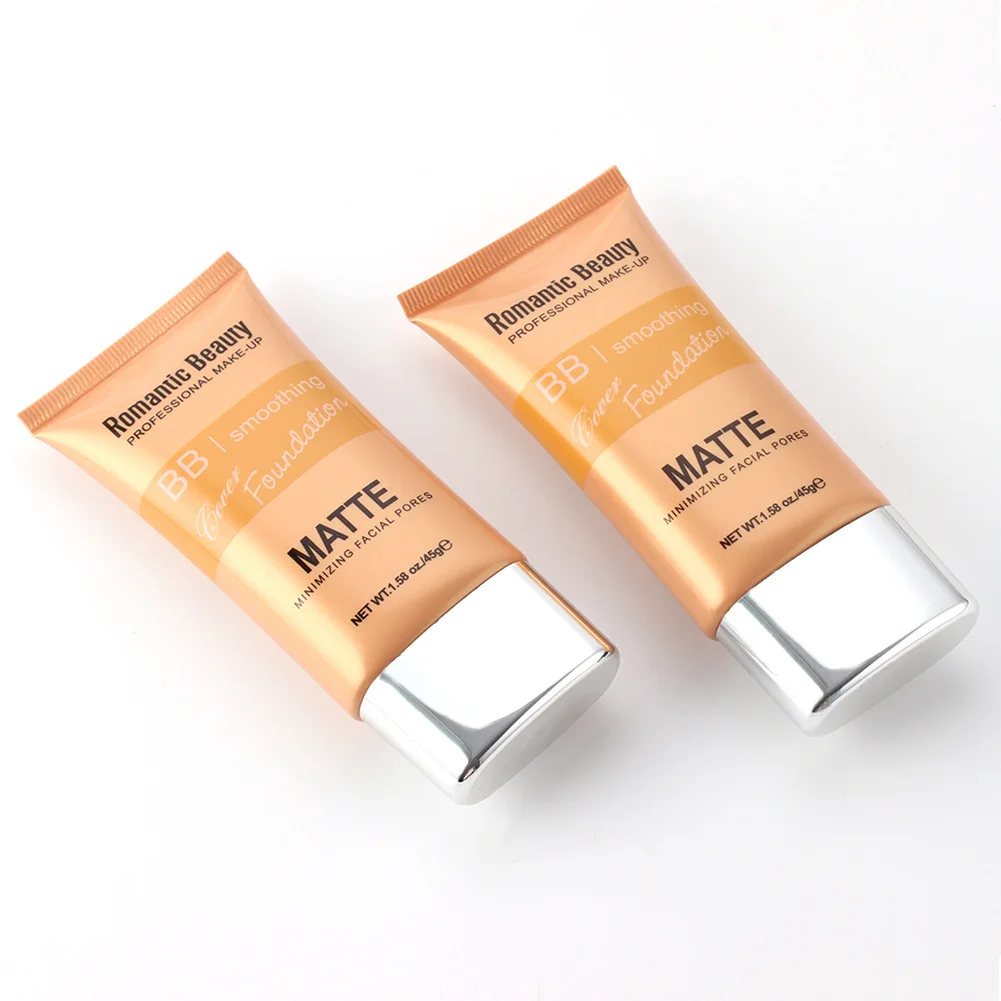 
Hot Korea Brand Cosmetics Four-Color Pink Flash Matte Concealer Liquid Foundation Makeup 