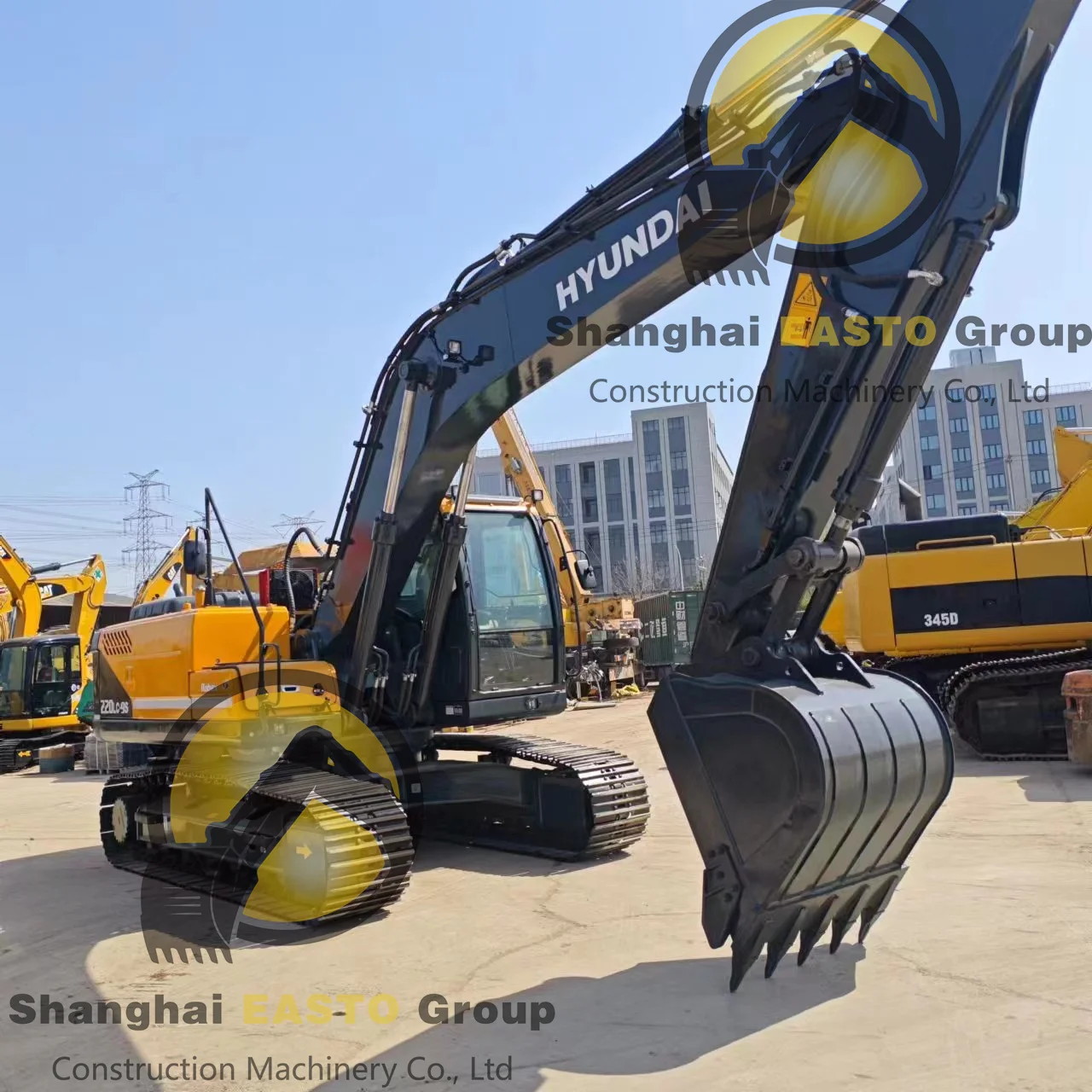 New Hyundai 220 Excavator Original Korean Excavator Machine Construction Equipment Hyundai 220 Excavator With Cheap