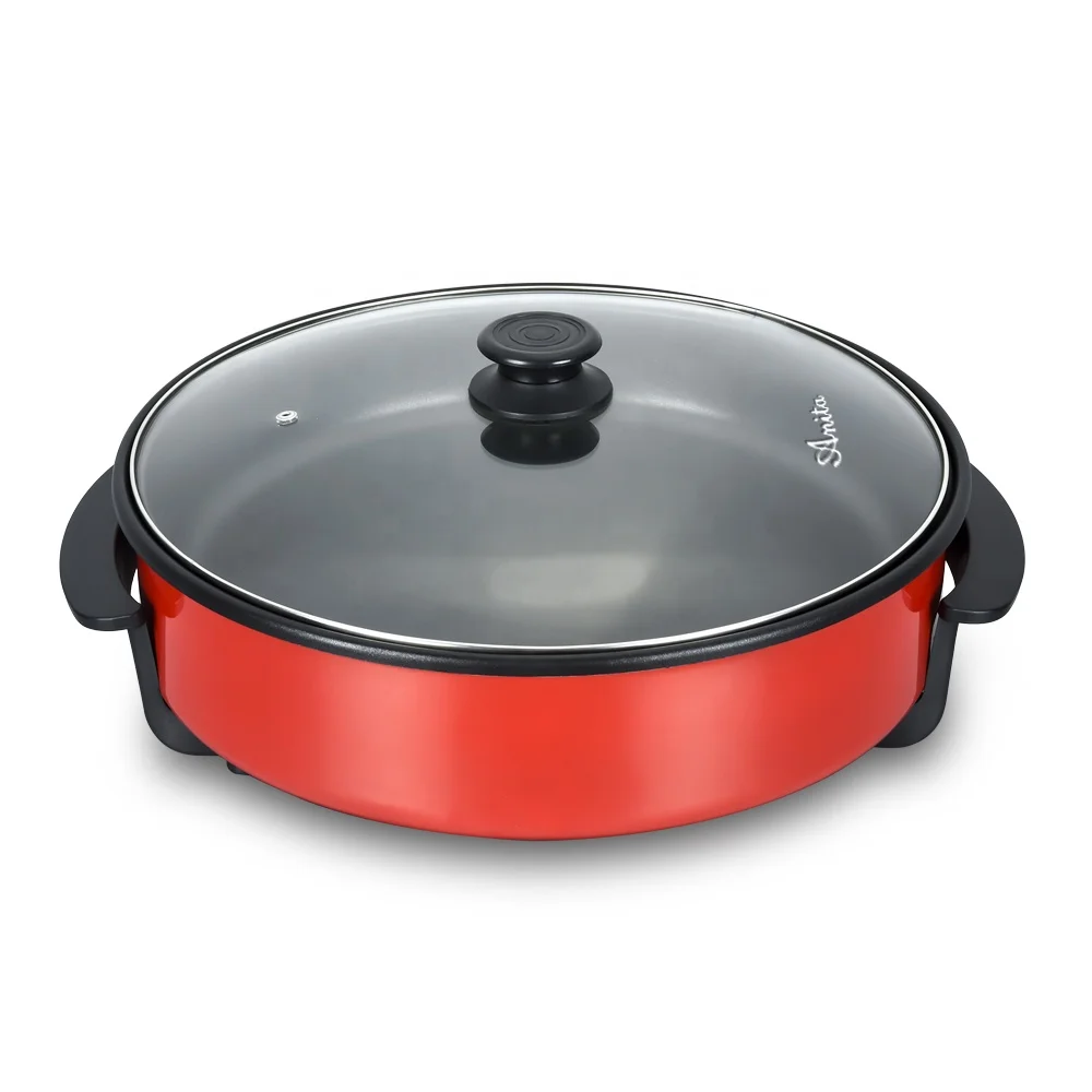 Многофункциональная электрическая сковорода для пиццы, продается напрямую с завода, прочная электрическая сковорода для пиццы на электрической сковороде