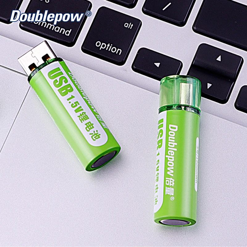 Low Self-Discharge 1.5V 1800mWh USB Battery Rechargeable AA Battery