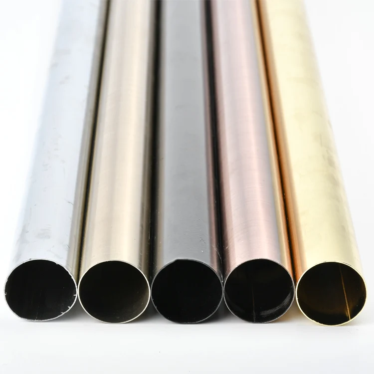 Fashion design home decoration metal durable retro curtain rod Roman rod Aluminum Alloy Roman Curtain rods and rails Curtain