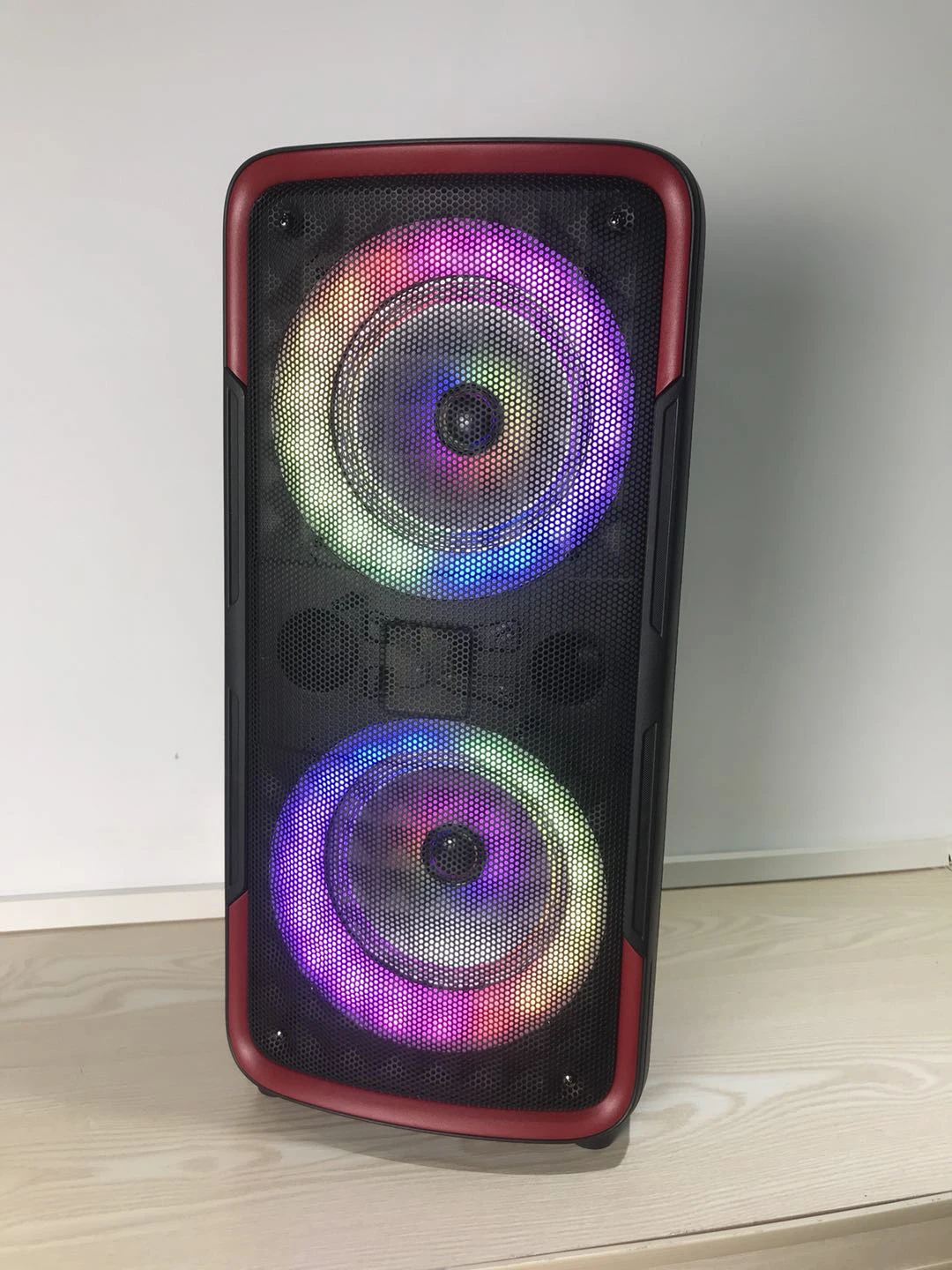 Double 6.5 inch professional pa floor studio monitor-speaker-stand speaker
