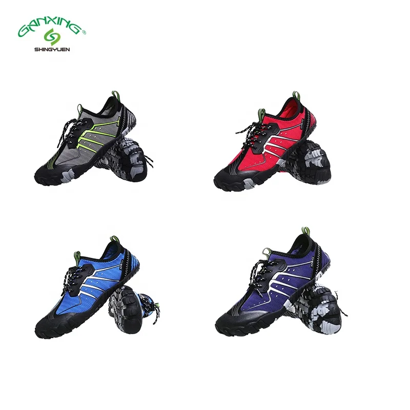 GANXING Neoprene Add Your Logo Five Toes Slip On Hiking Sport Non-slip Sand Sock Aqua Water Shoes