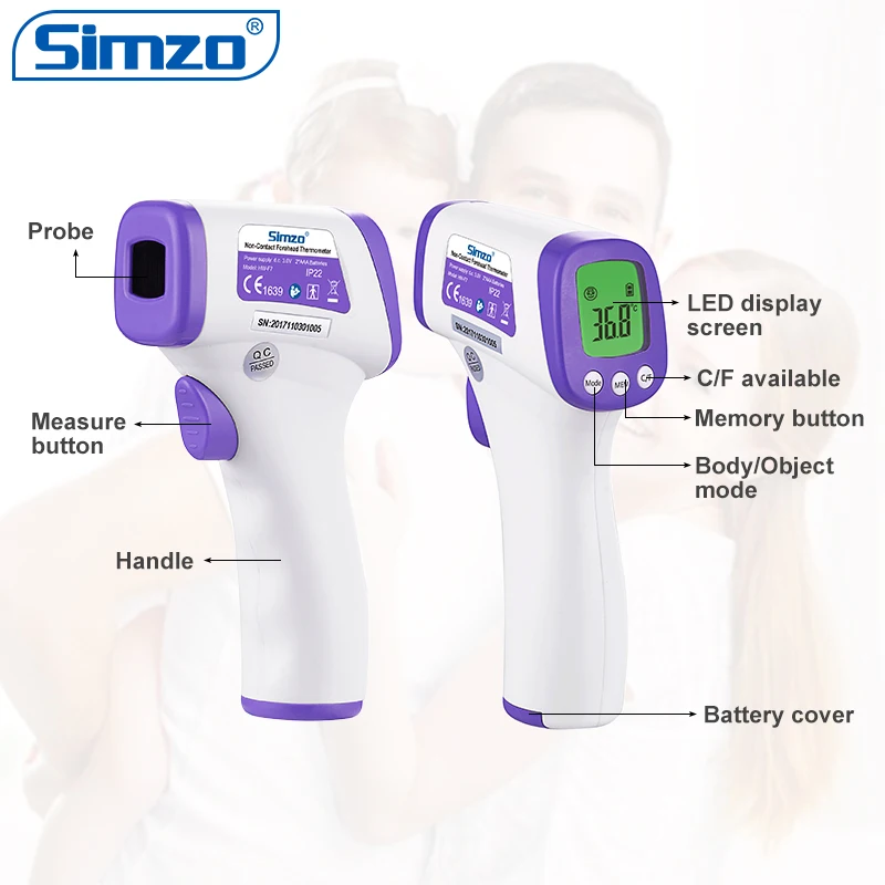 Why around 80 suppliers like SIMZO HW-F7 thermometers digital non contact