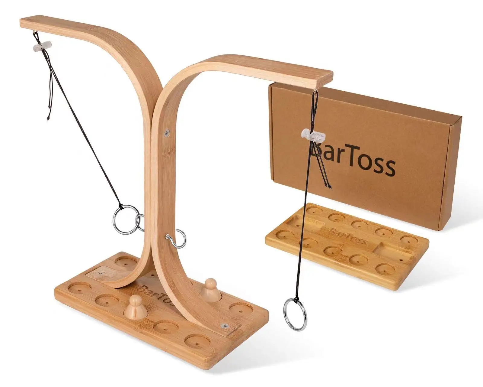 amazon hot sell Ring Toss Game for Adults with Easily Adjustable String,Fun for All ages with Patent Design - Play Anywhere!
