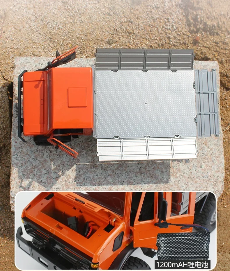 SJY-LD1201 1:12 RC Toy Model Differential Lock Gearbox Five Channel Climbing Buggy Boy Gift