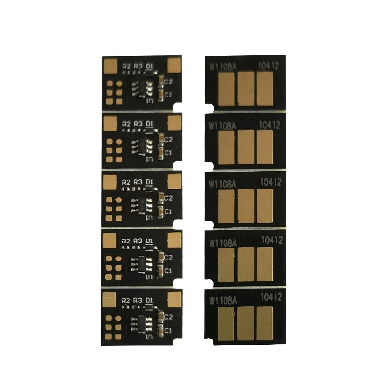 Compatible Toner Cartridge chip for HP Laser MFP 1005C 1005 1005W 1020C 1020 1020W Toner W1108A 108A Printer toner chip
