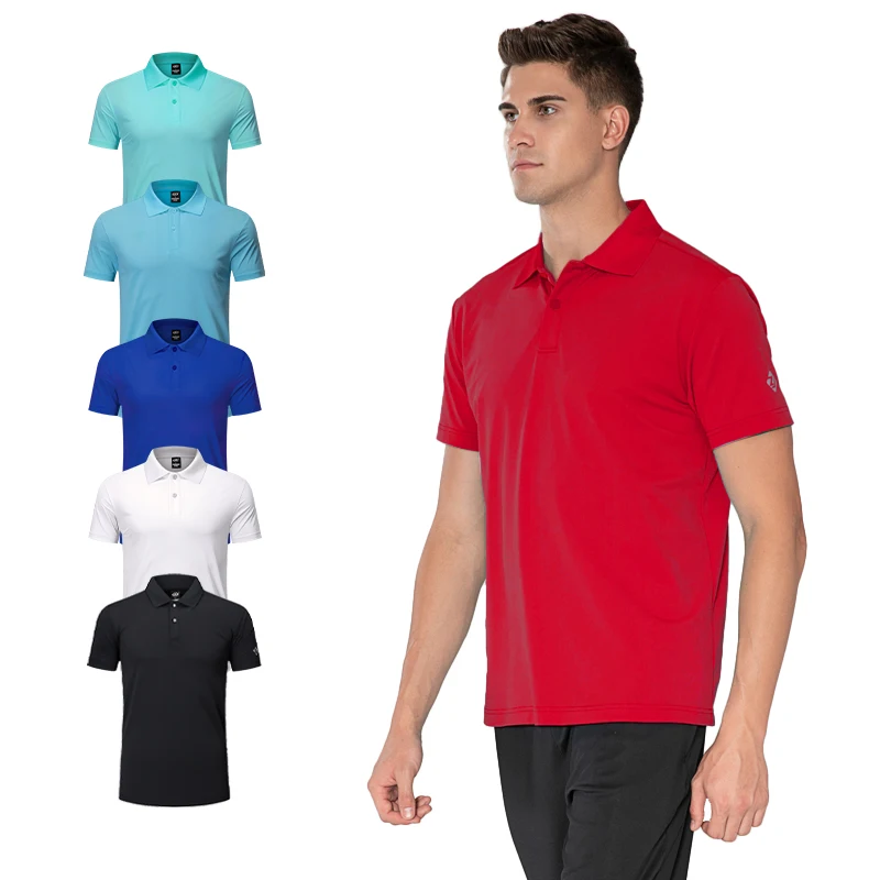 Summer New Design Custom Logo Men Clothes Short Sleeved T Shirt Casual Lapel Business Polo Shirt