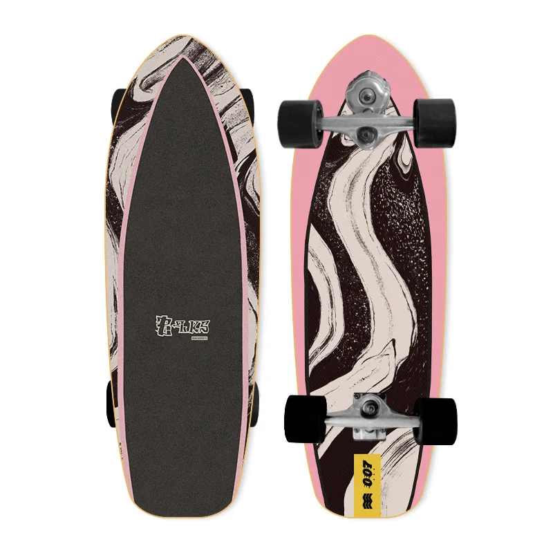 Skateboards S6 Spring Bridge Four Wheel Land Surfboard Skateboard 29 Inch