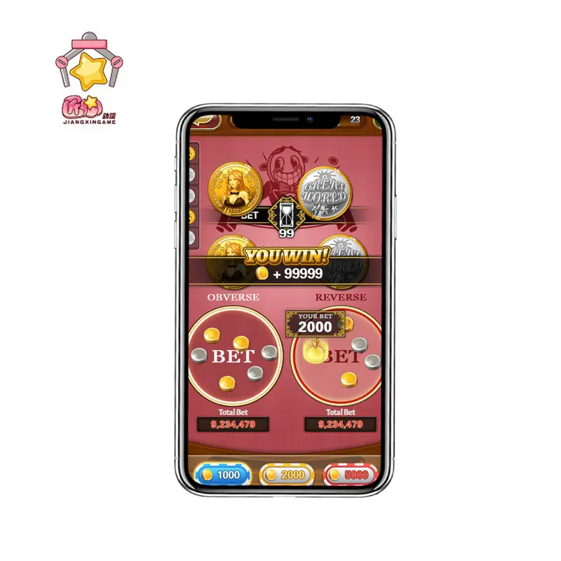 2022 family leisure entertainment classic guess coin front and back game online software