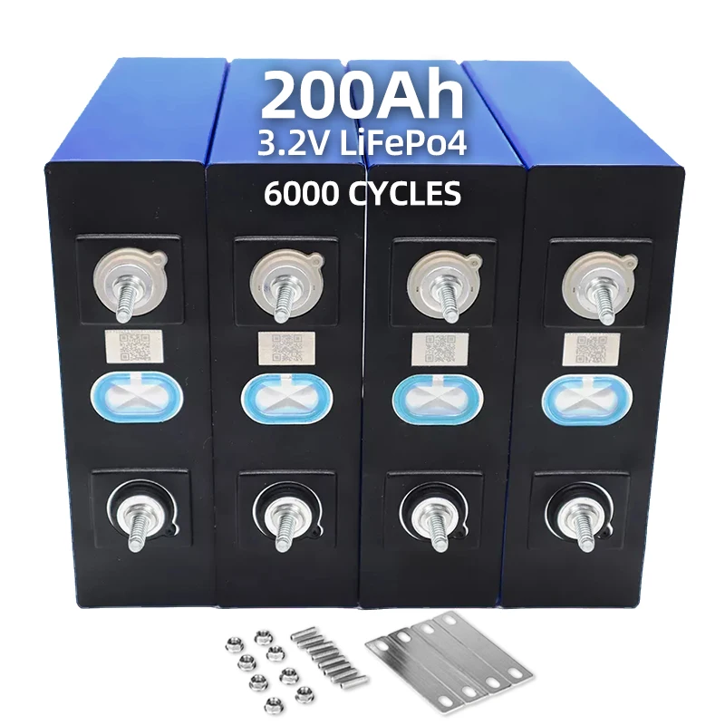 Rechargeable 3.2V 200Ah 230Ah Lifepo4 Deep Cycle Battery Cell For Home Appliances Electric Vehicles Solar Energy Storage Systems