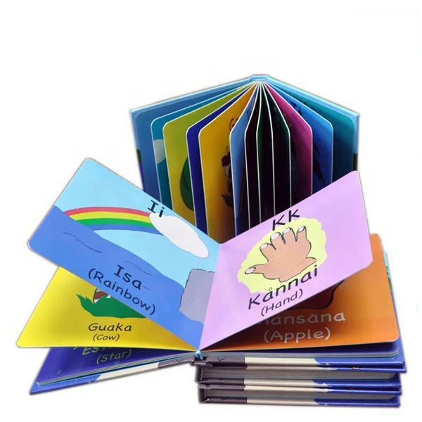 Custom children board book printing direct factory