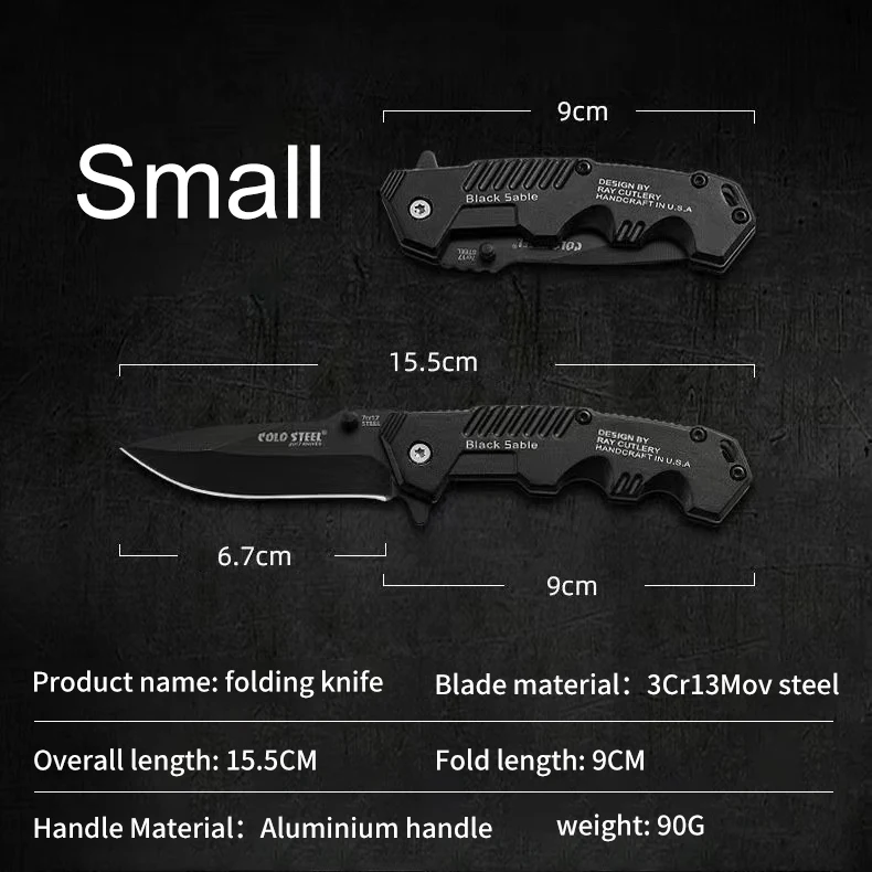 High-grade 3cr13 hunting folding pocket knife tiny hunting knives fold knife