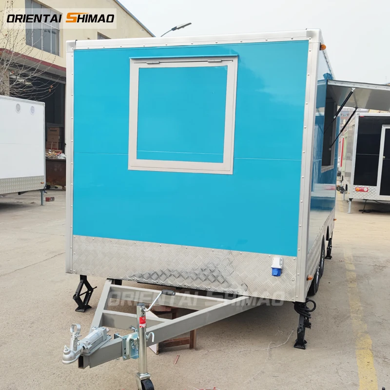 ORIENTAL SHIMAO fast truck taco elektro Street mobile food van ice cream cart coffee trailers for sale made in china