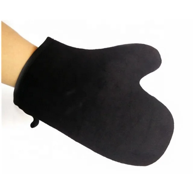 Custom Logo Thumb Tanning Mitt Black Tan Applicator OEM Mitts