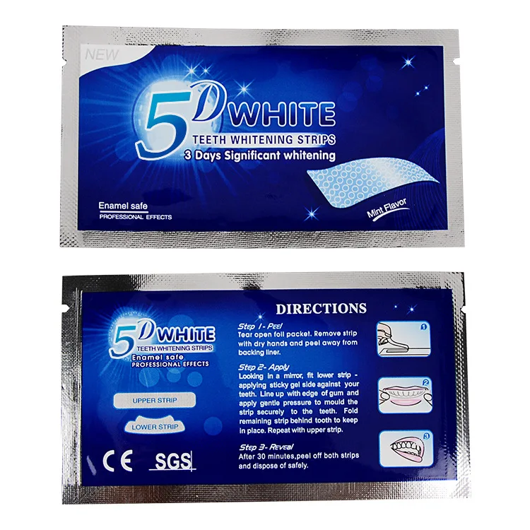 Professional Effects  5DTeeth  Bamboo Charcoal Coconut Teeth Whitening Strips Cleaning tooth  Nano Teeth Whitening 1pcs