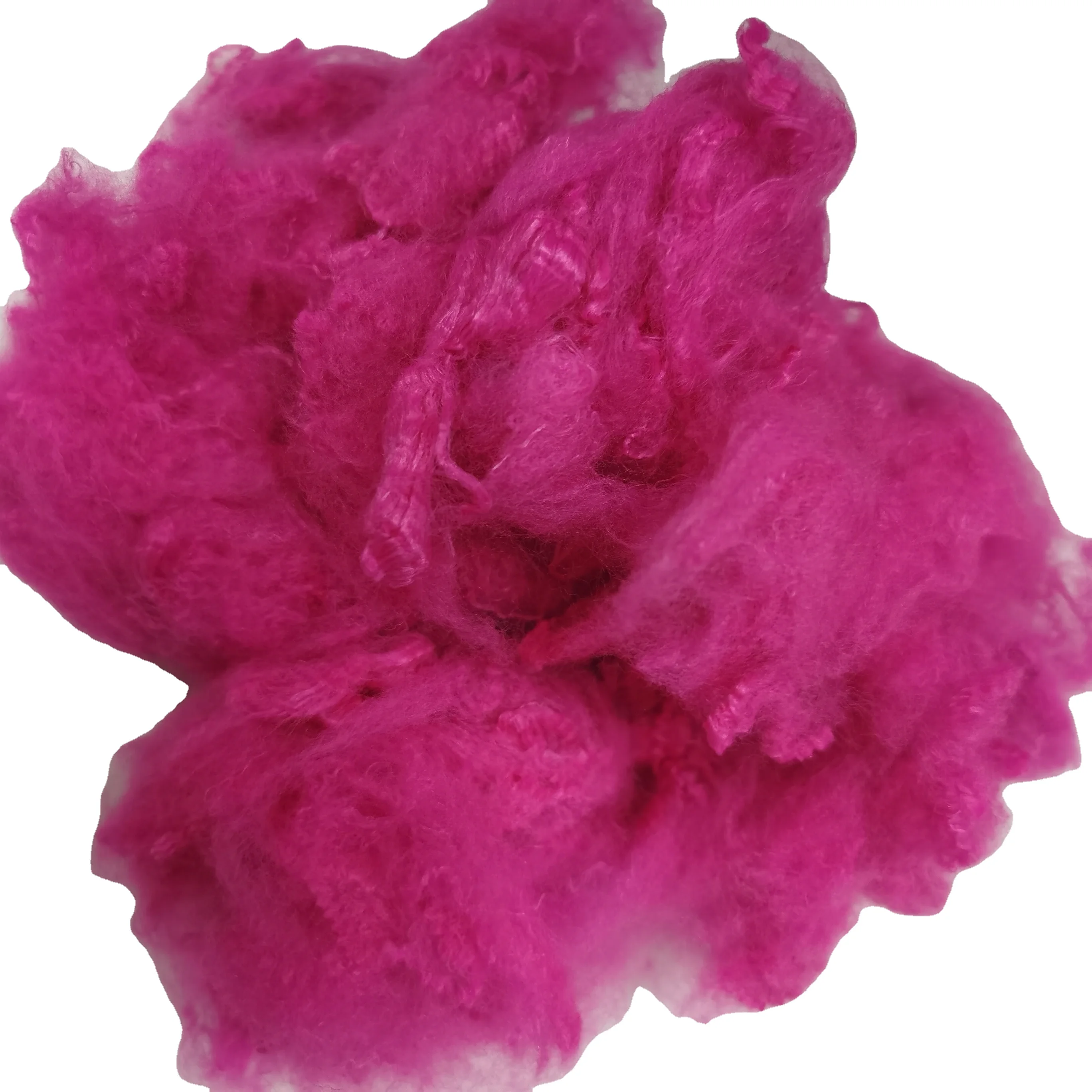 GRS certified Dope Dyed Polyester Staple Fibre PSF 1.5D *38MM