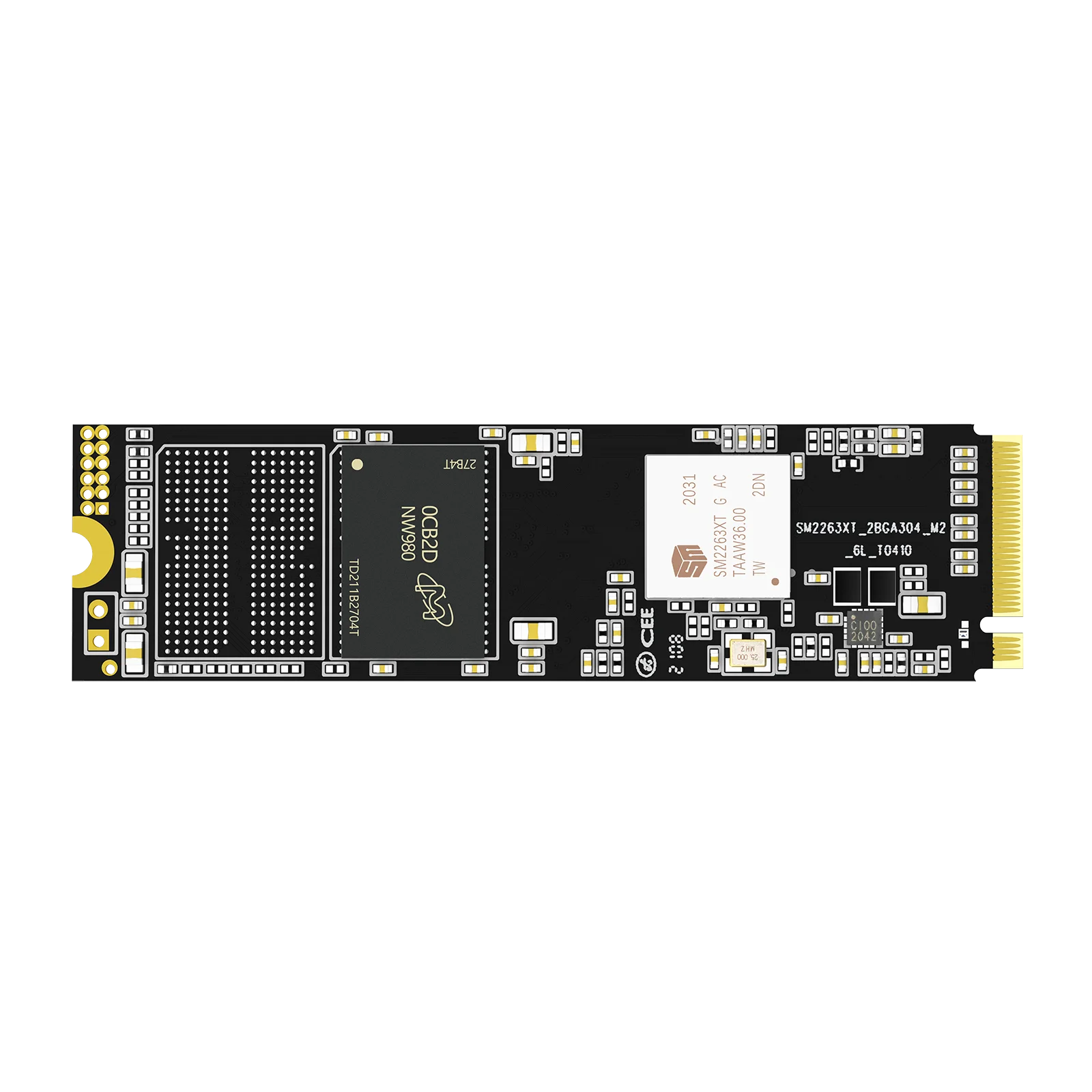 Внутренний твердотельный жесткий диск NVMe SSD - M.2 Gen4 x 4 с интерфейсом IG5200 + MICRON B47R Nand Flash 512G