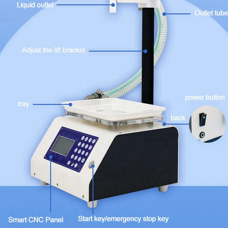 semi - auto lotion bottle cosmetic beverage honey piston paste liquid filling machine