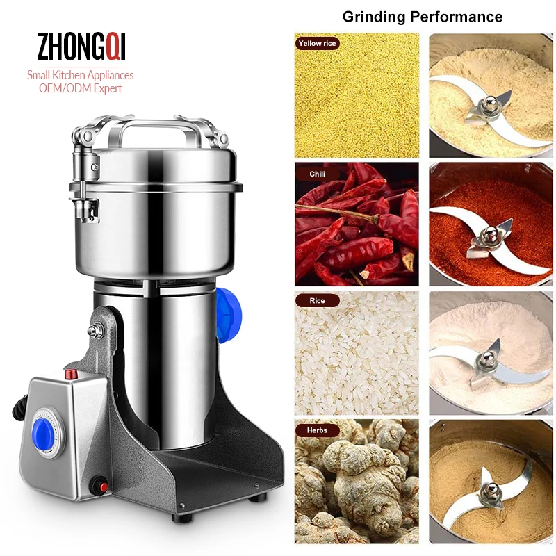 110v/220v 150w 4 Blades Mini Electric Seasoning Spice Coffee Grinder Multifunction Food Processors Smash Machine/