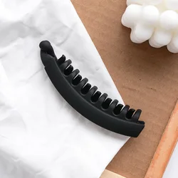 New frosted banana clip all-match ponytail grabpin hairpin headdress hair clips accessories Hairgrips