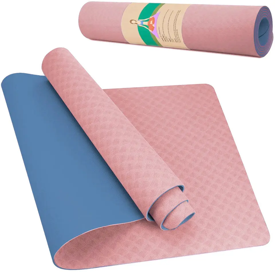 professional pilates portable eco friendly fitness premium wholesale custom printed TPE yoga mats