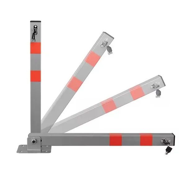 Square Metal Car Parking Space Lock Bollard Fold Down Car Parking Barrier Post