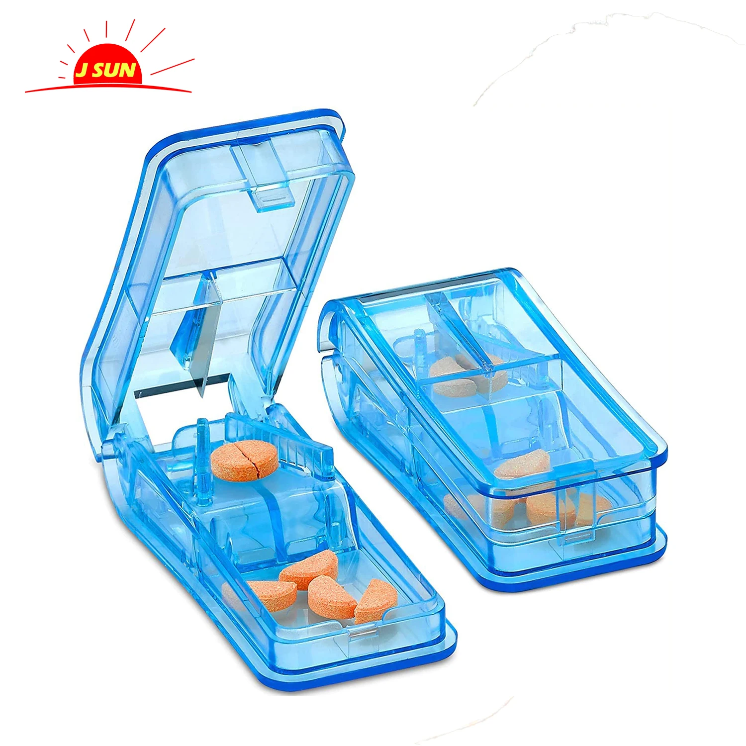 Best-selling product pill box with cutter