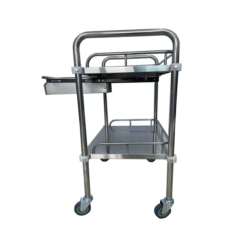 Medical Hospital Trolley Surgical Trolley with Drawers Stainless Steel Medical Nursing Cart