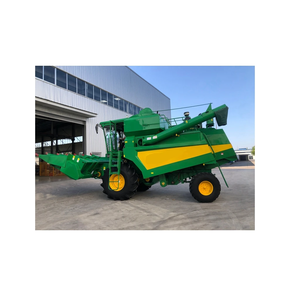 High efficiency low losing Combine Harveste100 hp wheat rice combine harvesters for sale