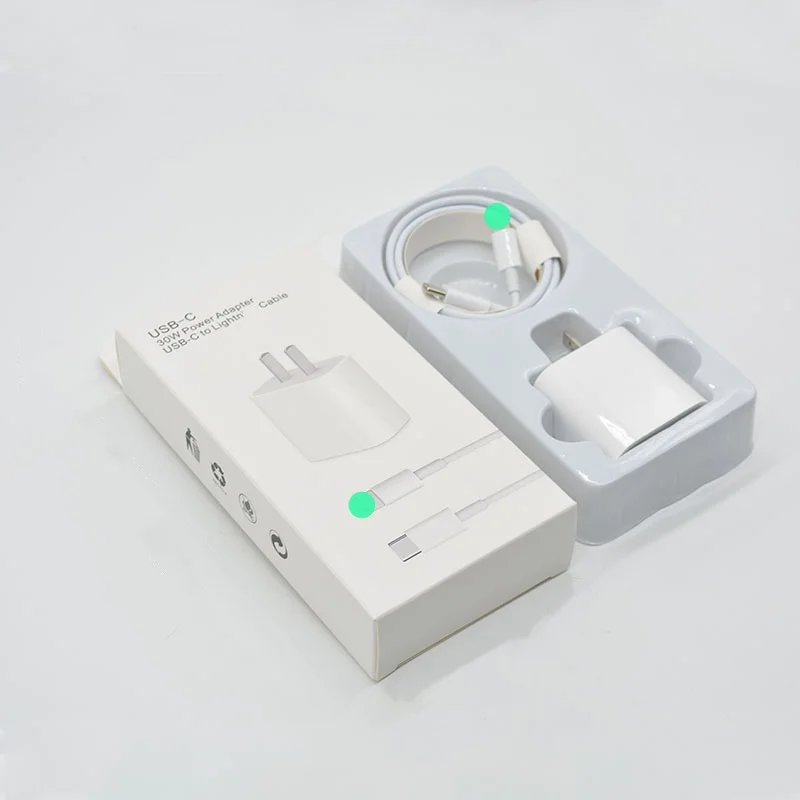 Factory Price GaN 30W USB Type C Portable Multiport Quick Charge EU US Phone Charger 35W Fast Charging For iPhone 12 13 14 15 16