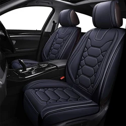All Season Leather Original Car Seat Covers Car Accessories Interior Decoration 9 Pcs Custom Car Seat Cover