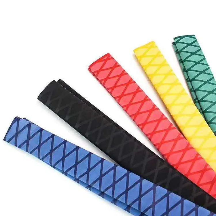 15mm 5 Colors Non-slip Heat Shrink Wrap Tubing Fishing Rod Insulation Protective Polyolefin Racket Handle Grip