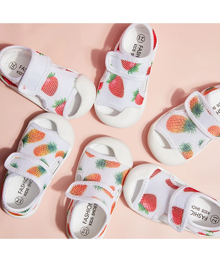 
New Fashion Breathable Girls Summer Children Baotou Beach Sandals For Kids 