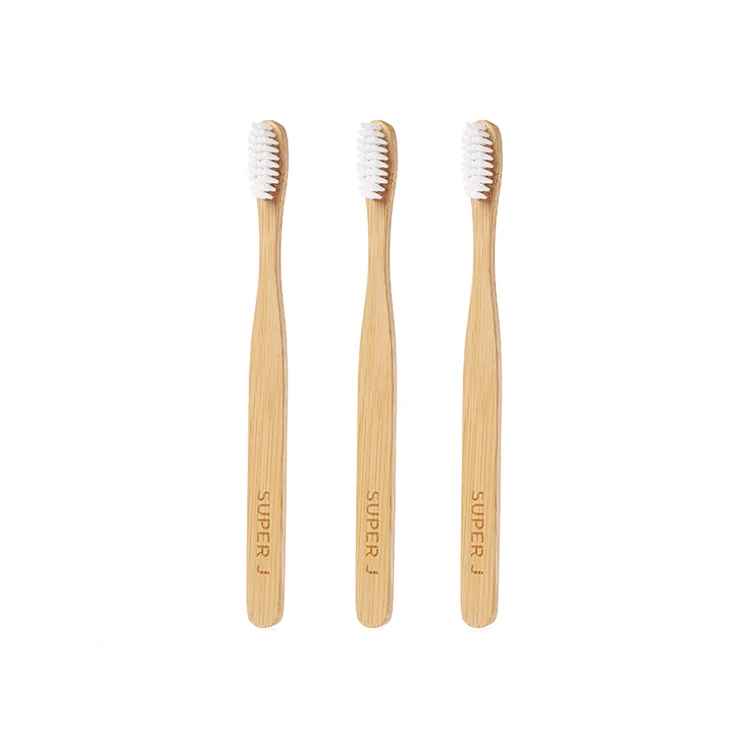 Wholesale natural eco-friendly biodegradable charcoal bristle toothbrush bamboo