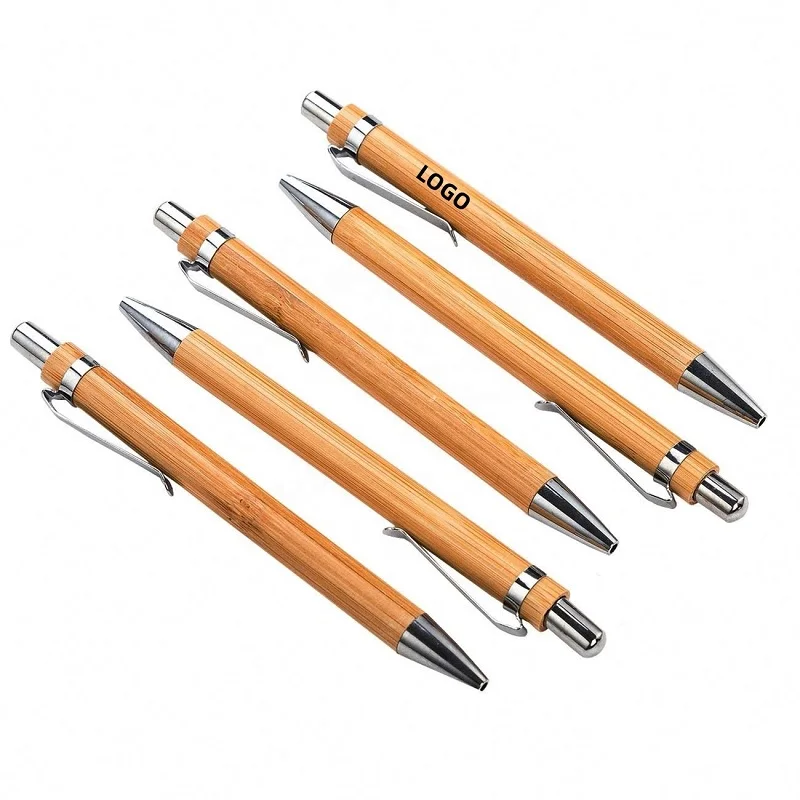 Customized Logo Advertising Bamboo Wood Pen, Promotion Gift Pen, Bamboo Wood Ballpoint Pen