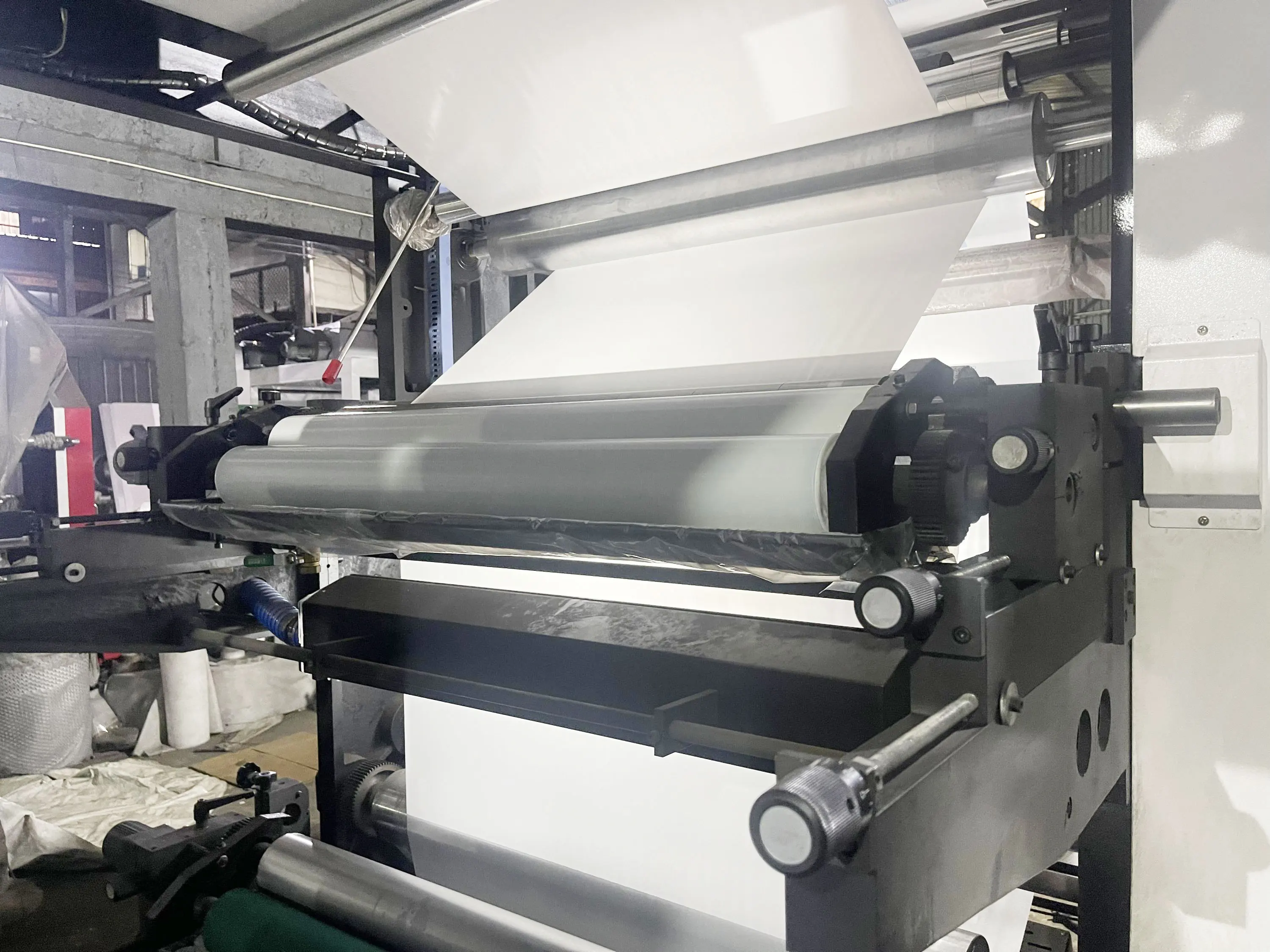 Factory Customized Pp Pe Flexo Printing Machine Express Package Logo Plastic Bag Flexographic Printer