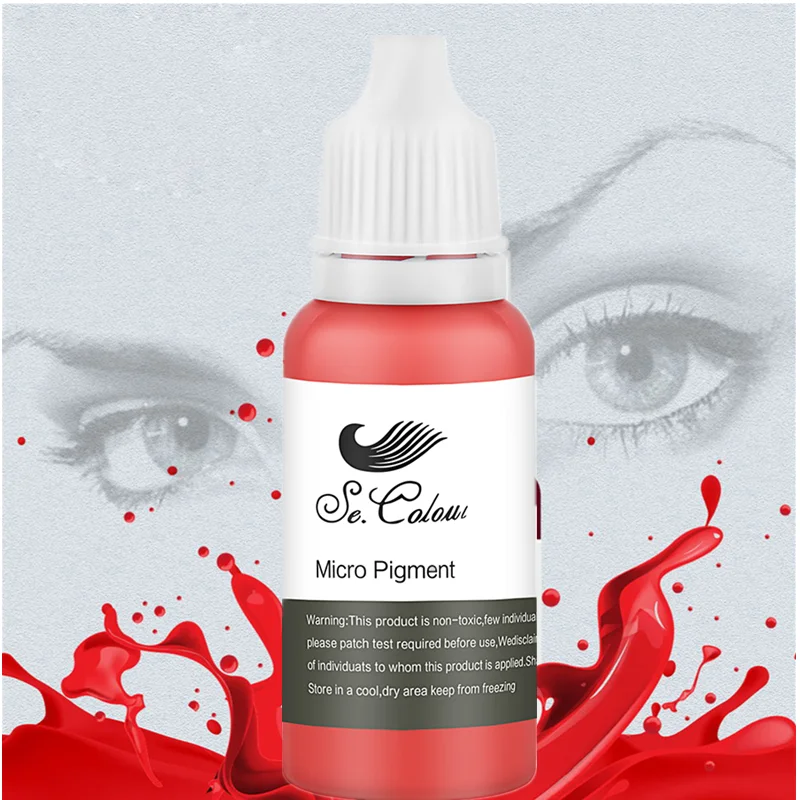Professional Micro Pigments 15ml Organic Dark brow eyebrow Tattoo Ink for tattoo machine
