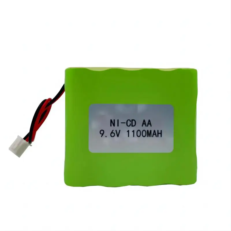Ni-cd 1.2v 1.5v 1000mah 1100mah lithium aa rechargeable battery 9.6v battery