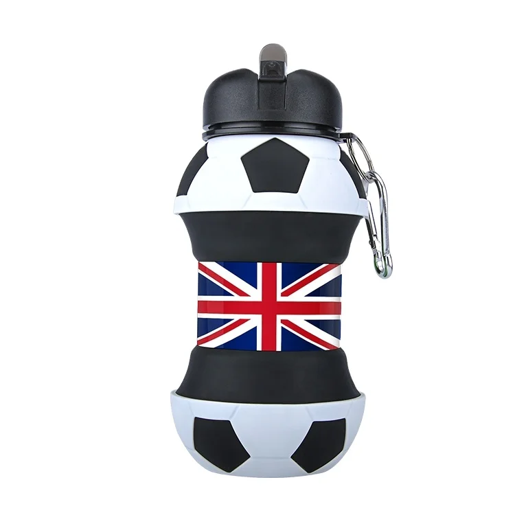 New Style BPA Free Water Bottle with Lid High Thermal Insulation Silicone PP Material for Outdoor Sports like Running Football