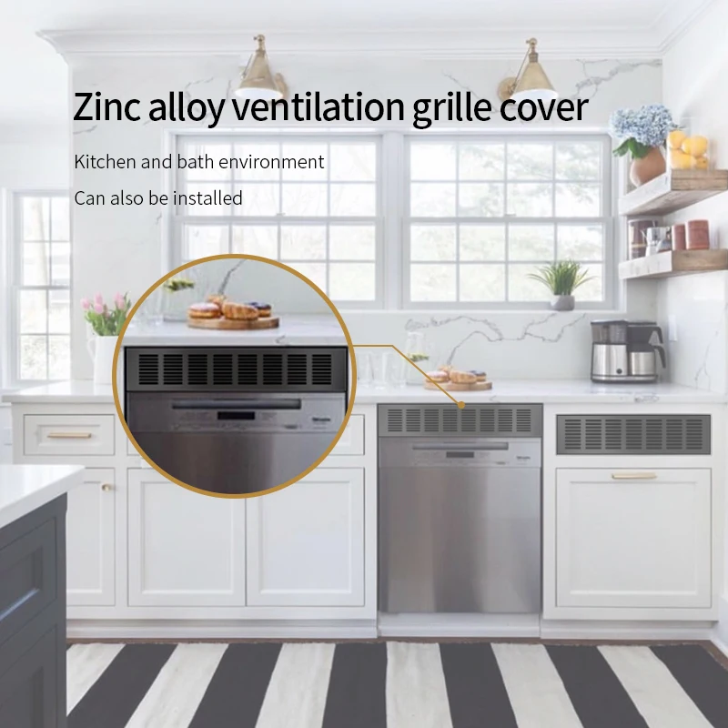JINNATE grill bathroom door air vent ventilation grille for kitchen cabinet fresh air vent grills kitchen cabinet ventilation